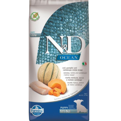Farmina Cod, Cantaloupe & Pumpkin Mini Puppy Food