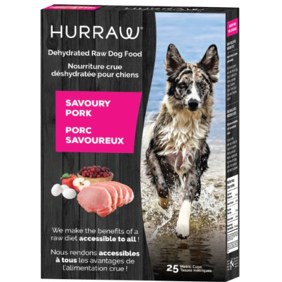 Hurraw Dehydrated Raw Pork Dog Food Canadian Pet Connection