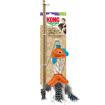 Kong Naturals Teaser Fish Cat Toy