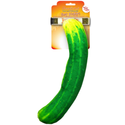 Meowijuana Get Kickin' Refillable Spicy Pickle Kicker Catnip Toy
