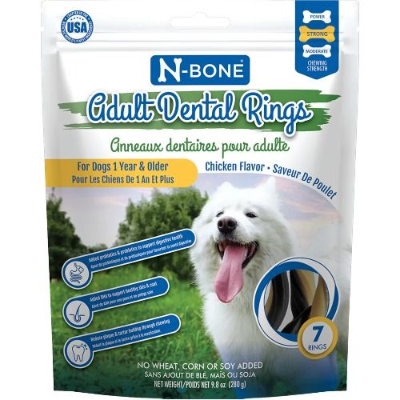 NPIC N Bone Chicken Flavour Adult Dental Rings Canadian Pet Connection