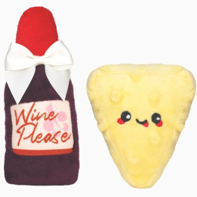 HugSmart Meow Buddies Kitten Party Cheese & Wine Catnip Toys