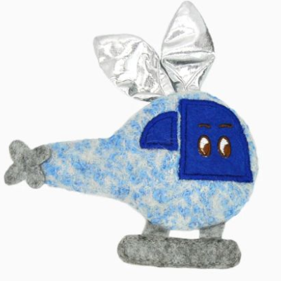 HugSmart Meow Buddies Crazy Catcher Helicopter Catnip Toy