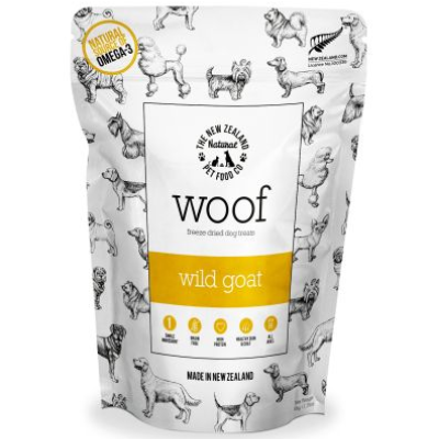 The New Zealand Natural Pet Food Co. Woof Freeze Dried Wild Goat Dog Treats