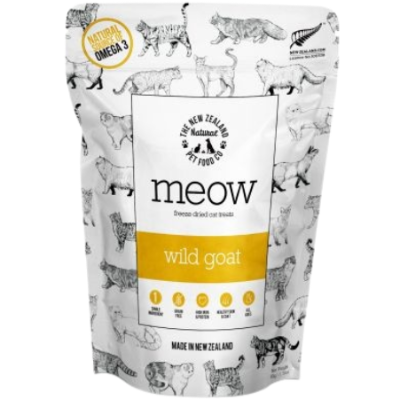 The New Zealand Natural Pet Food Co. Meow Freeze Dried Wild Goat Cat Treats