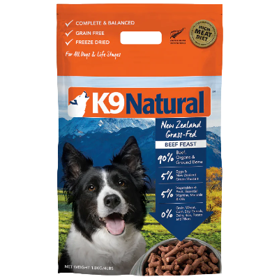 K9 Natural Beef Feast Freeze-Dried Dog Food