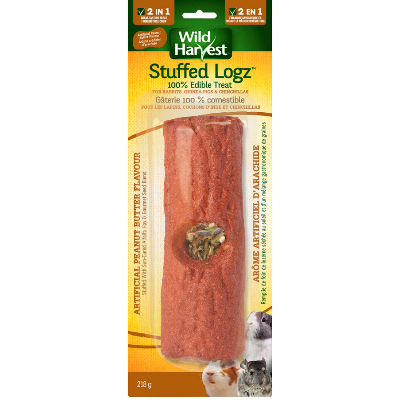 eCotrition 2 in 1 Stuffed Logz Small Animal Treat
