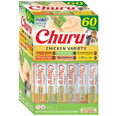 Inaba Churu Chicken Puree Variety Pack Cat Treats