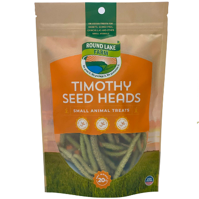Round Lake Farm Timothy Seed Heads Small Animal Treats