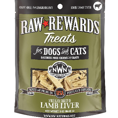 Northwest Naturals Lamb Liver Freeze Dried Pet Treats