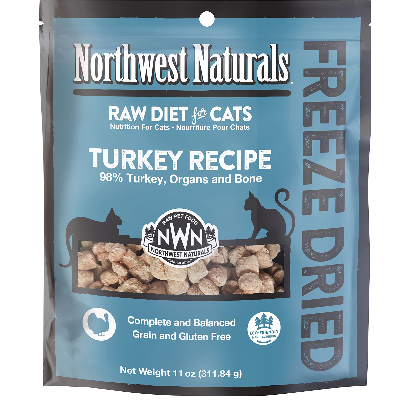 Northwest Naturals Turkey Freeze Dried Cat Food