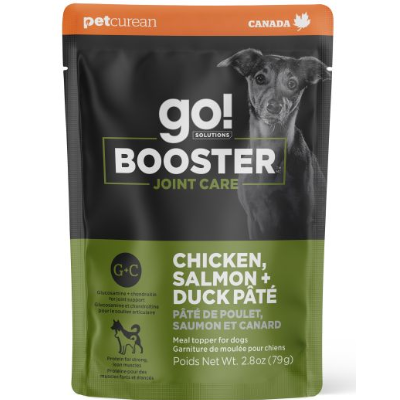 Go Booster Joint Care Minced Chicken Salmon and Duck Pate Dog Food Topper Canadian Pet Connection