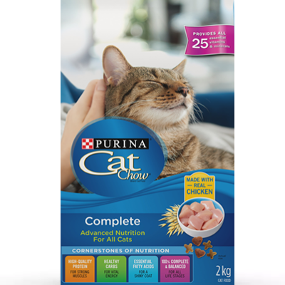 Purina Cat Chow Complete Chicken Cat Food 2 kg