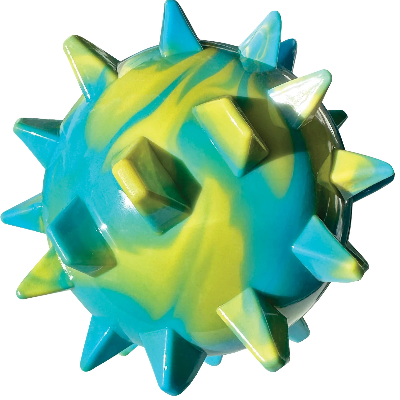 foufouBrands fouFit TPR Bump 'n Spike Ball Dog Toy