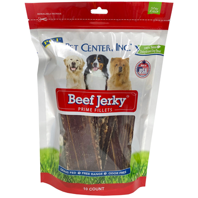 Pet Center Beef Jerky Prime Fillets Dog Treats