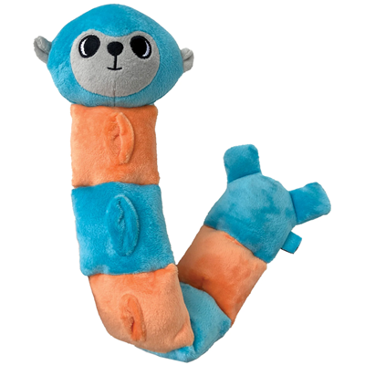 foufouBrands Hide 'n Seek Caterplushies Lemur Dog Toy