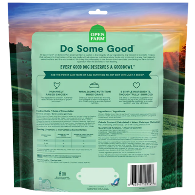 Open Farm Goodbowl Freeze-Dried Chicken Dog Food Topper - Image 2