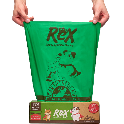 Earthtacular Rex Compostable Extra Wide Poop Bags