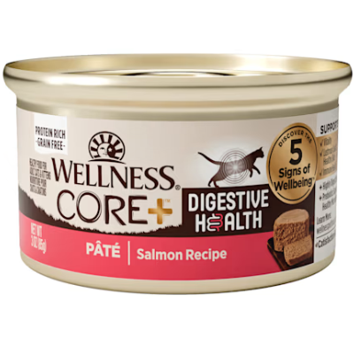 Wellness Core+ Digestive Health Salmon Grain Free Canned Cat Food