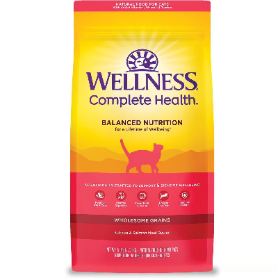 Wellness Complete Health Salmon with Wholesome Grains Cat Food
