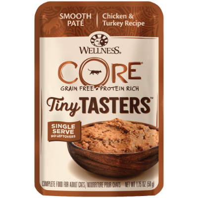 Wellness Core Tiny Tasters Chicken and Turkey Grain-Free Wet Cat Food