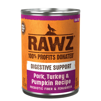 Rawz Digestive Support Pork, Turkey & Pumpkin Wet Dog Food