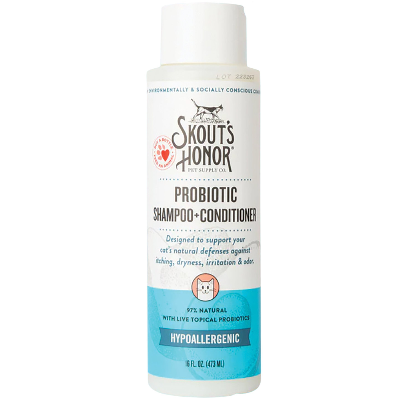 Skout's Honor Hypoallergenic Probiotic Cat Shampoo and Conditioner