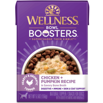 Wellness Bowl Boosters Chicken and Pumpkin Wet Dog Food Topper