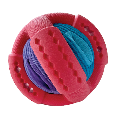 foufouBrands Hide 'n Seek TPR Orbie Dog Toy