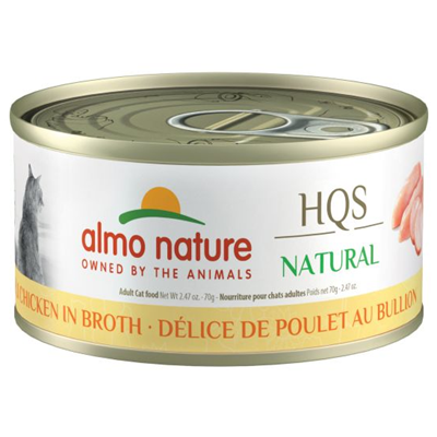 Almo Nature HQS Natural Deli Chicken in Broth Canned Cat Food