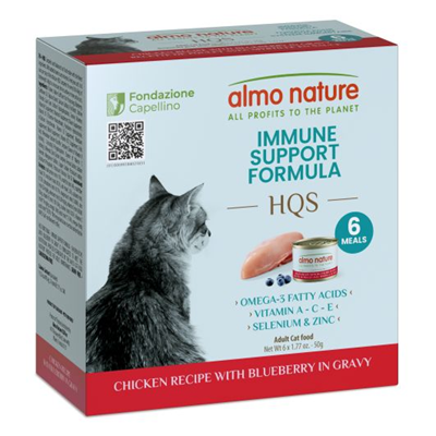 Almo Nature Immune Support Chicken with Blueberry Wet Cat Food