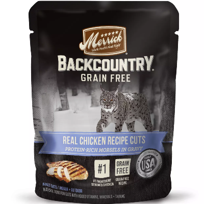 Merrick Backcountry Real Chicken Cuts Grain Free Wet Cat Food