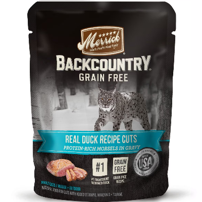 Merrick Backcountry Real Duck Cuts Grain Free Wet Cat Food