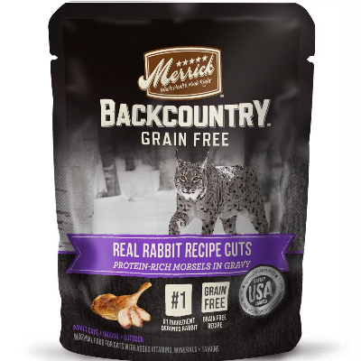 Merrick Backcountry Real Rabbit Cuts Grain Free Wet Cat Food