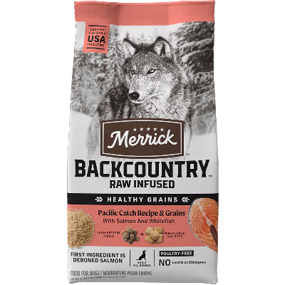 Merrick Backcountry Raw Infused Pacific Catch with Healthy Grains Dog Food