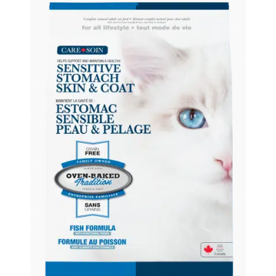 Oven Baked Tradition Sensitive Stomach, Skin, and Coat Care Fish Adult Cat Food