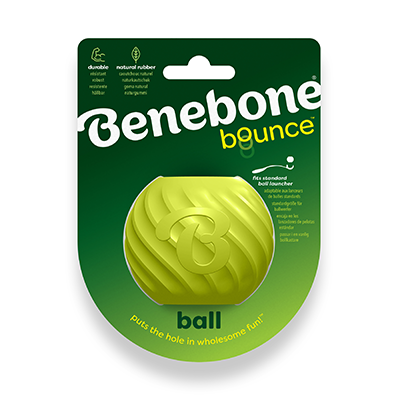 Benebone Bounce Rubber Ball Dog Toy