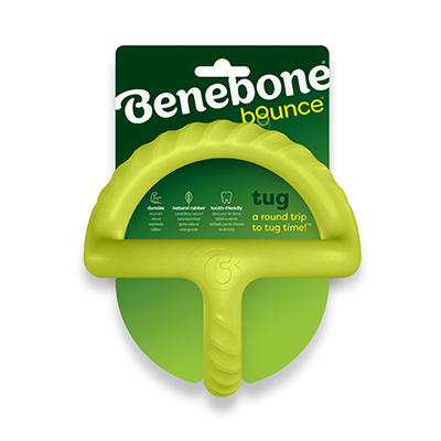 Benebone Bounce Rubber Tug Dog Toy