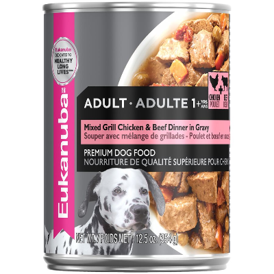 Eukanuba Chicken and Beef in Gravy Adult Canned Dog Food