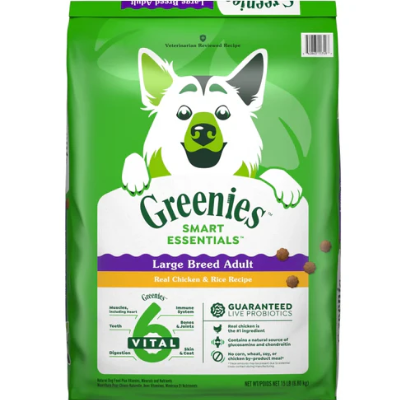 Greenies Smart Essentials Chicken and Rice Large Breed Dog Food