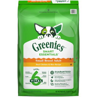 Greenies Smart Essentials Chicken and Rice Small Breed Dog Food