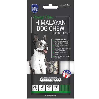Himalayan Pet Supply Cheese-Char Dog Dental Chew