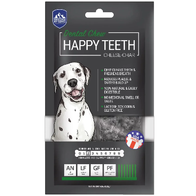 Himalayan Pet Supply Happy Teeth Cheese-Char Dog Dental Chew