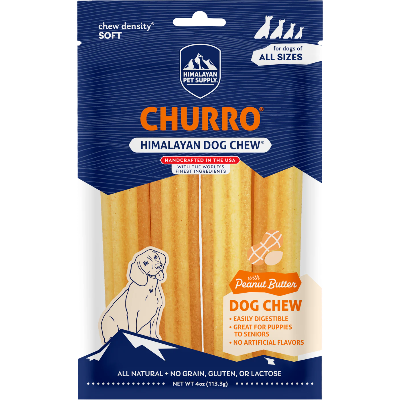 Himalayan Pet Supply Peanut Butter Churro Dog Chews