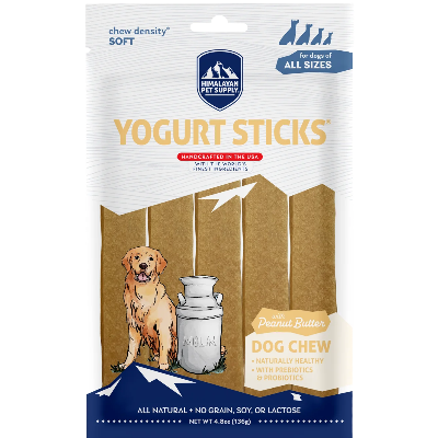 Himalayan Pet Supply Peanut Butter Yogurt Sticks Soft Dog Chews