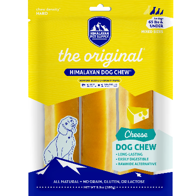 Himalayan Pet Supply Original Cheese Mixed Sizes Dog Chews
