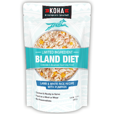 Koha Limited Ingredient Bland Diet Lamb and White Rice Dog Food Pouch