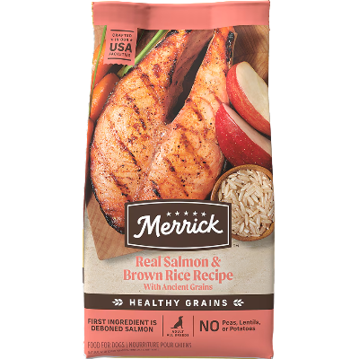 Merrick Salmon and Brown Rice with Healthy Grains Dry Dog Food