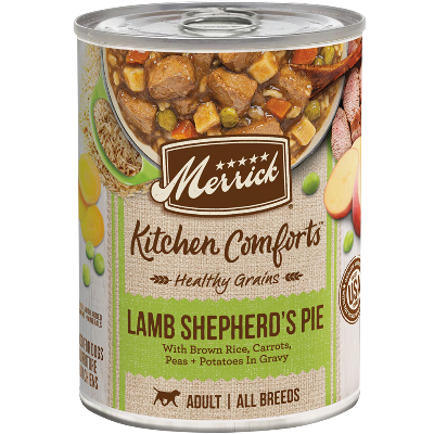 Merrick Kitchen Comforts Lamb Shepherd's Pie Healthy Grains Canned Dog Food