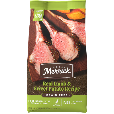 Merrick Real Lamb and Sweet Potato Grain Free Dog Food